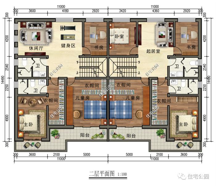 10套三层及以上的豪华户型，适合人口较多的家庭自建（1735~1773）