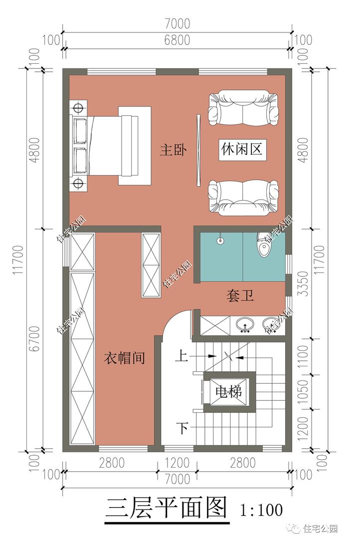 10套三层及以上的豪华户型，适合人口较多的家庭自建（1735~1773）