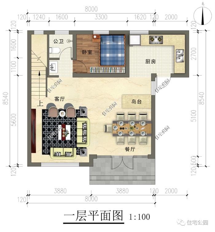 10套三层及以上的豪华户型，适合人口较多的家庭自建（1735~1773）