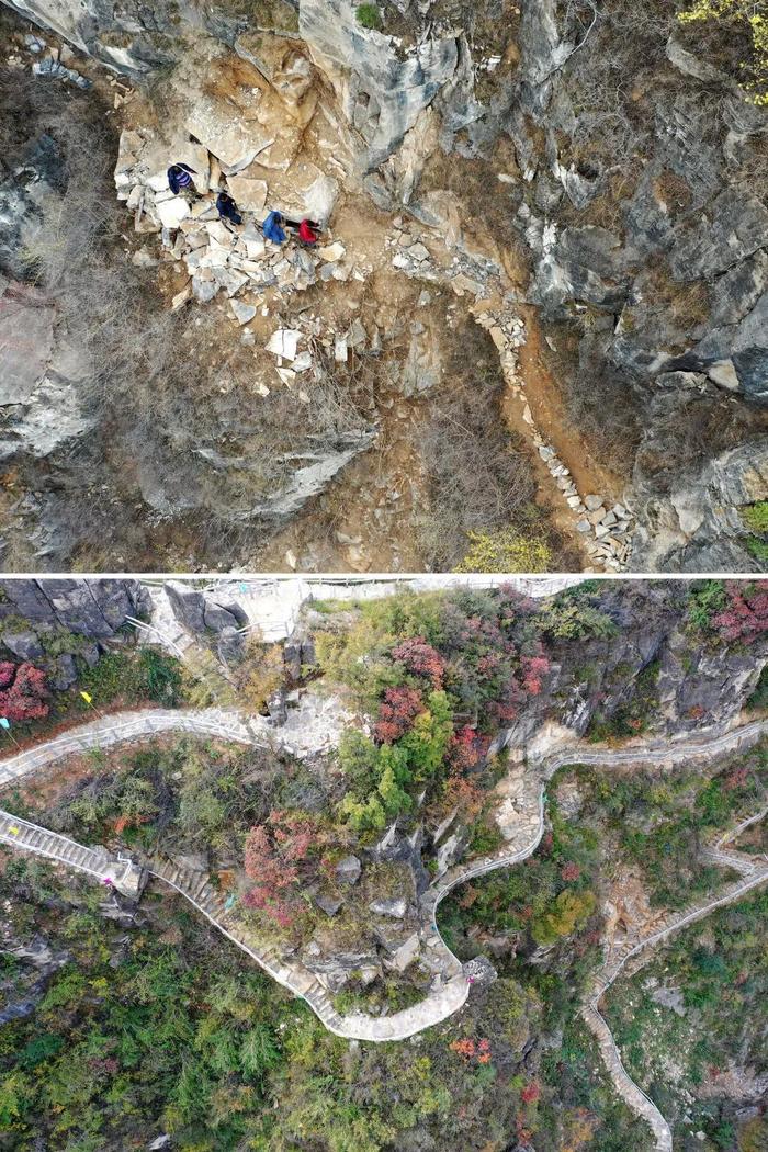 中央媒体关注山西丨太行“绝壁栈道”铺就山村致富路