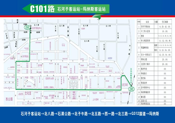 石河子市公交公司C101线路入选2023年度“新能源公交高品质线路”初选名单