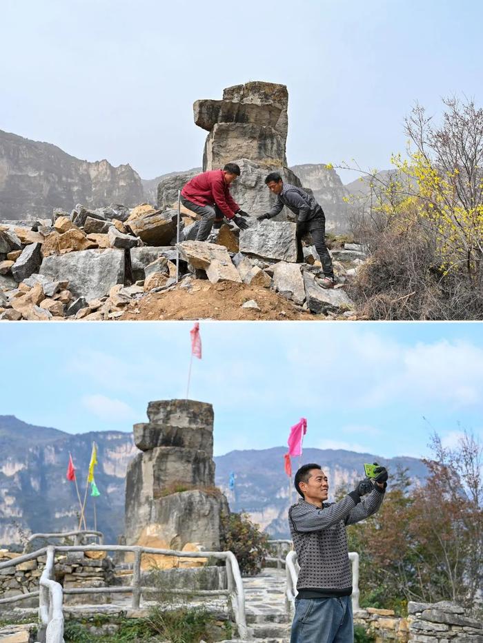 中央媒体关注山西丨太行“绝壁栈道”铺就山村致富路