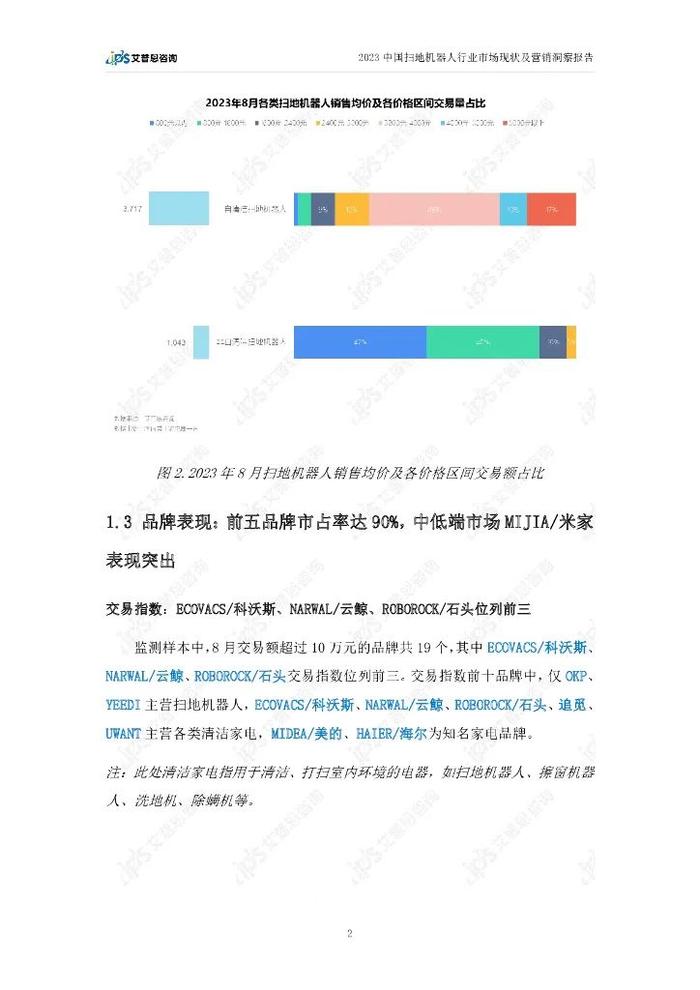 报告 | 2023中国扫地机器人行业市场现状及营销洞察报告（附下载）