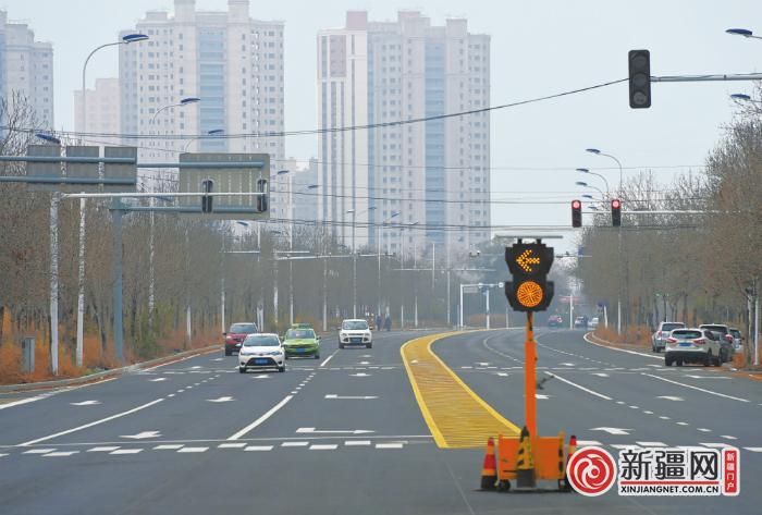 【惠民生 暖民心】米东区东华北路提升改造项目完工通车，完善水龙湾片区交通网络 中心城区到城北多了一条便捷通道