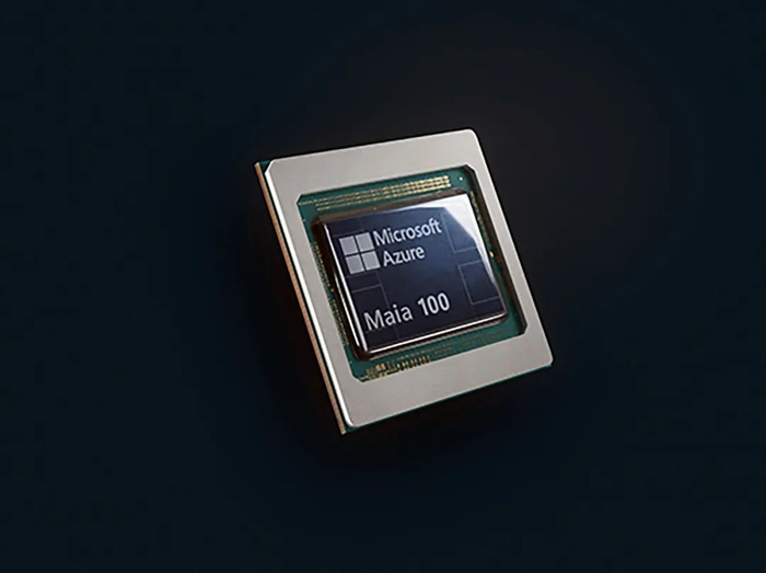 微软推出首款自研大模型ai芯片 台积电5nm 1050亿颗晶体管,openai率先试用