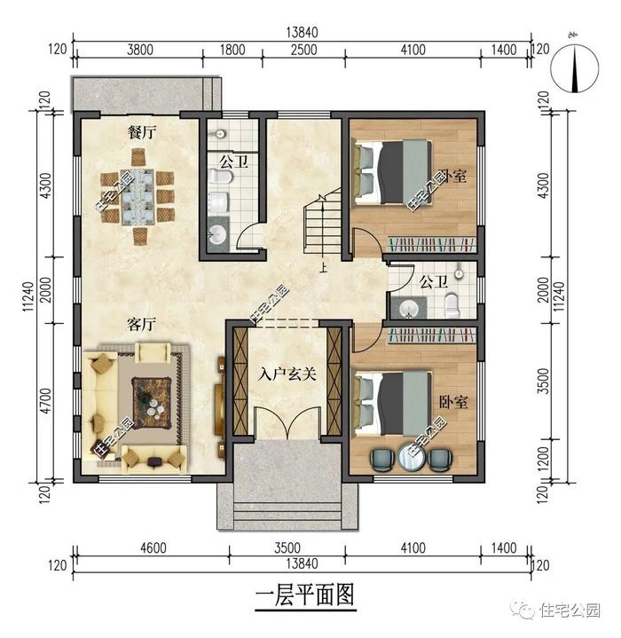 10套精选三层农村户型大全，地下室、车库、露台、你想要的全都有（1938~1978）