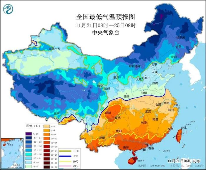 小雪+最低气温-22℃！强冷空气要来，河北未来三天……