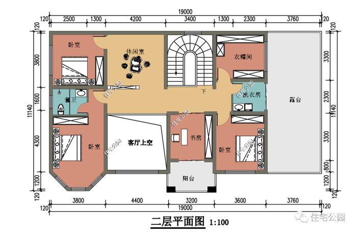 10套二层农村别墅户型图，都是自建房里的精品设计，漂亮不贵还实用（1513~1549）