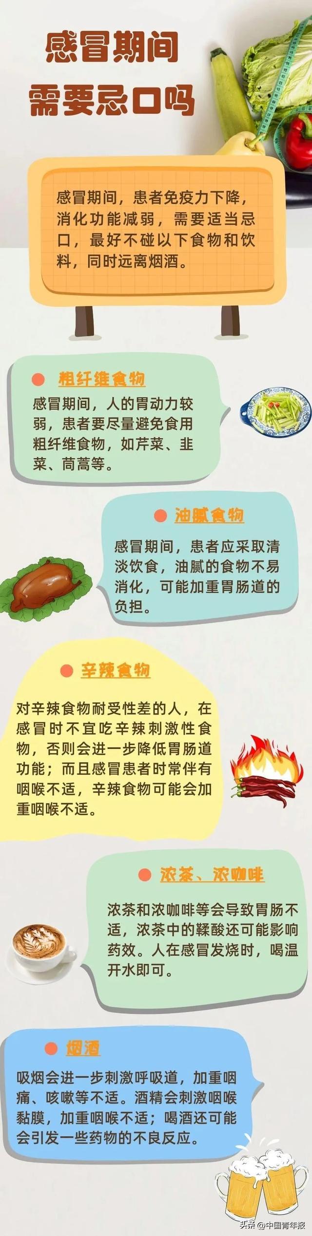 感冒期间需要忌口吗？| 科普时间