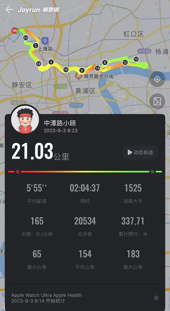 他举着X光片冲过终点！上马跑者顾一帆的“第二次生命”