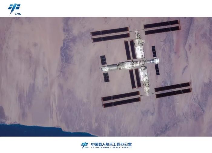 震撼！中国空间站全貌高清图像首次公布