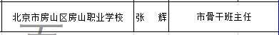 北京中小学骨干班主任、幼儿园骨干主班教师推荐名单公示