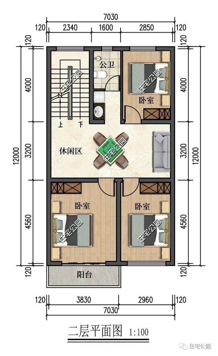 10套平屋顶农村别墅推荐，施工方便，节约预算