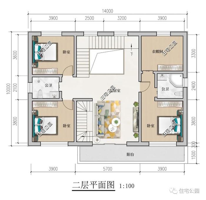 10套平屋顶农村别墅推荐，施工方便，节约预算