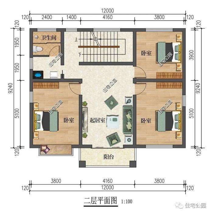 10套平屋顶农村别墅推荐，施工方便，节约预算