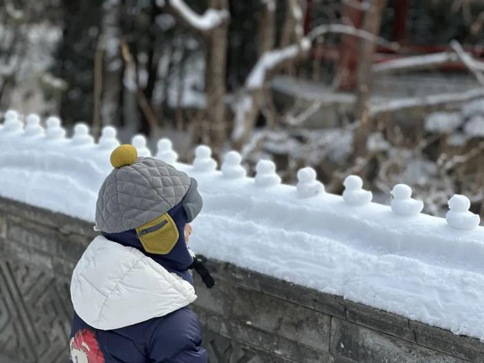 北京今冬初雪，有了颐和园才够美！