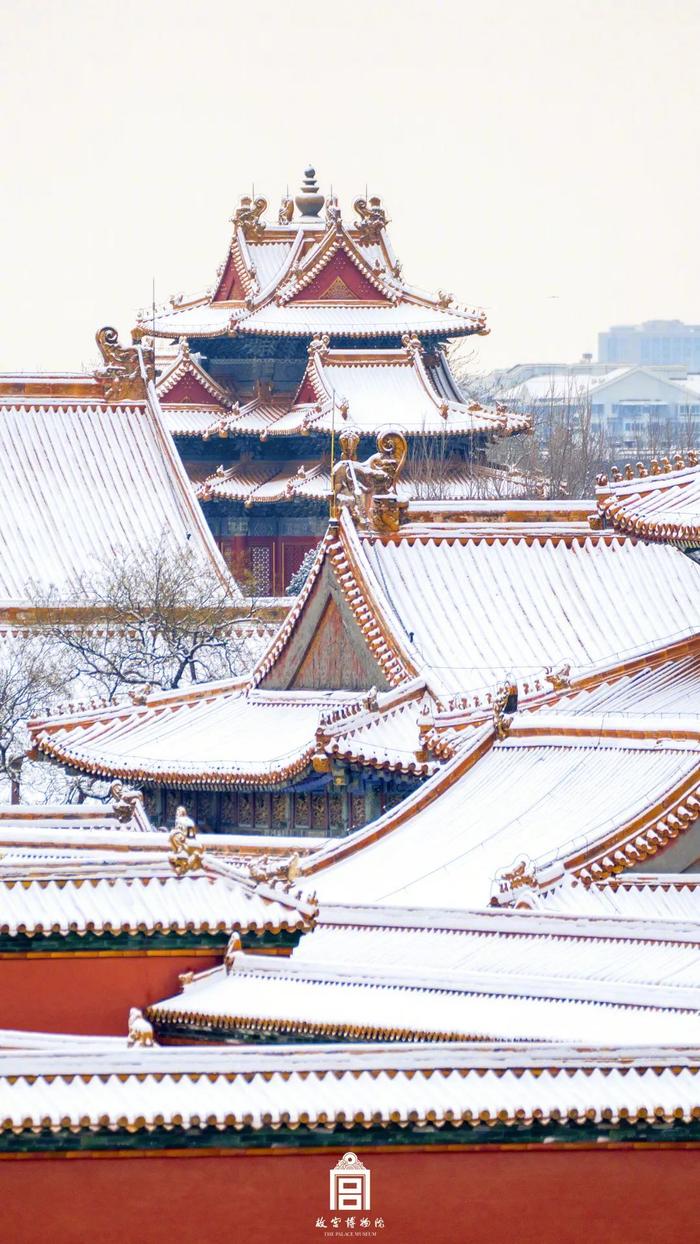 久等了！您要的故宫雪景高清大图