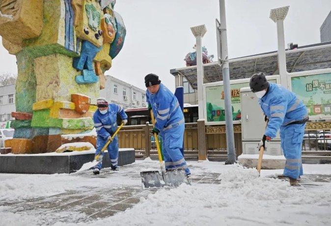 应对今日大到暴雪！通州多部门在行动