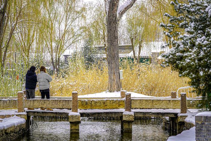 大美东城｜雪后三里河