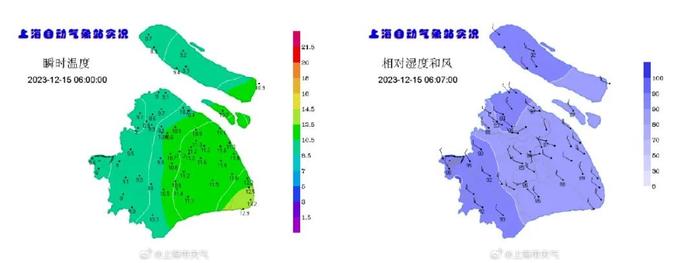 寒潮+大风，上海“双蓝”预警高挂！气温已明显下降，还有小雨相伴，今天能看到雪吗？