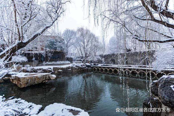 欣赏崔各庄雪日美景，感受独特浪漫