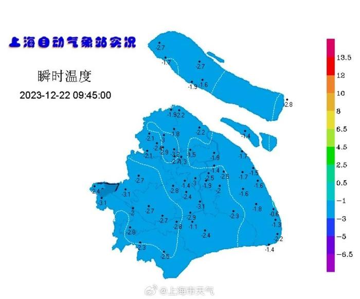 50年来最冷！今晨上海市区-5.1℃，崇明一地-8.4℃！人民广场鸽子冻得不想飞