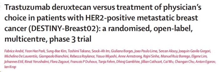 在HER2阳性转移性乳腺癌患者中比较德曲妥珠单抗与医生选择方案的研究结果