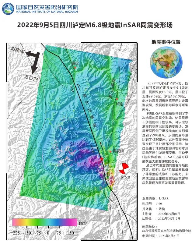 陆地探测一号01组卫星在轨投用，地表形变测量精度可达毫米级