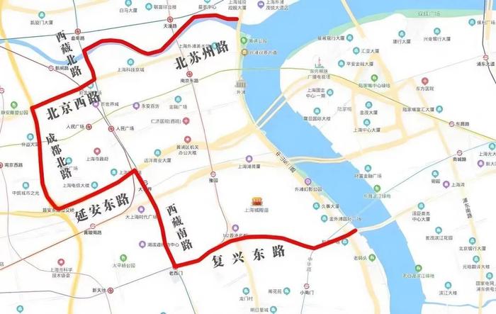 今晚部分道路临时交通管制，地铁延时运营，南京路步行街商户延时营业