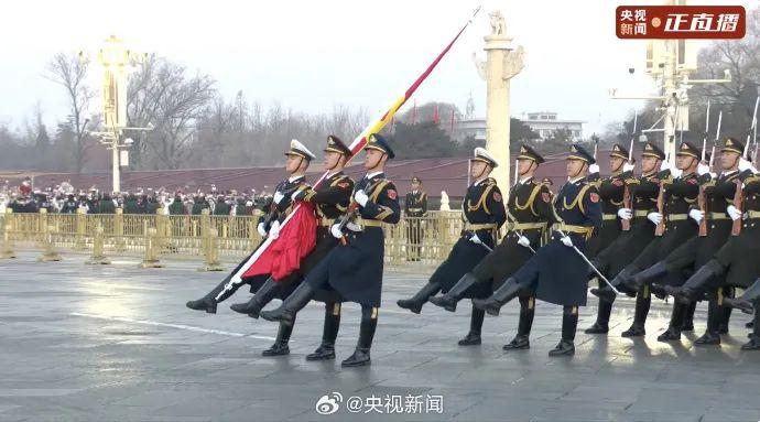 新年快乐！天安门新年首次升旗仪式，视频来了