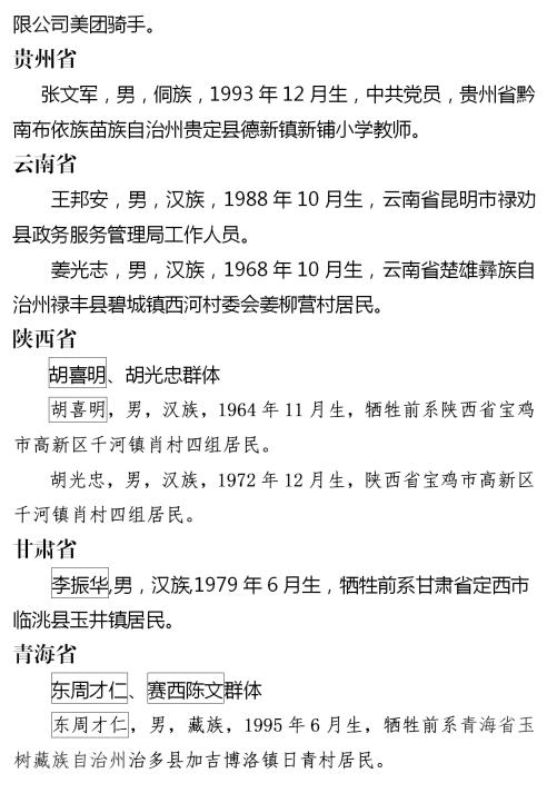 江西2人登上全国“勇士榜”！看到加黑框的名字真的破防了……