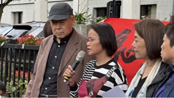 台媒：区桂芝等人赴台“教育部”前抗议，要求提升初高中文言文比例