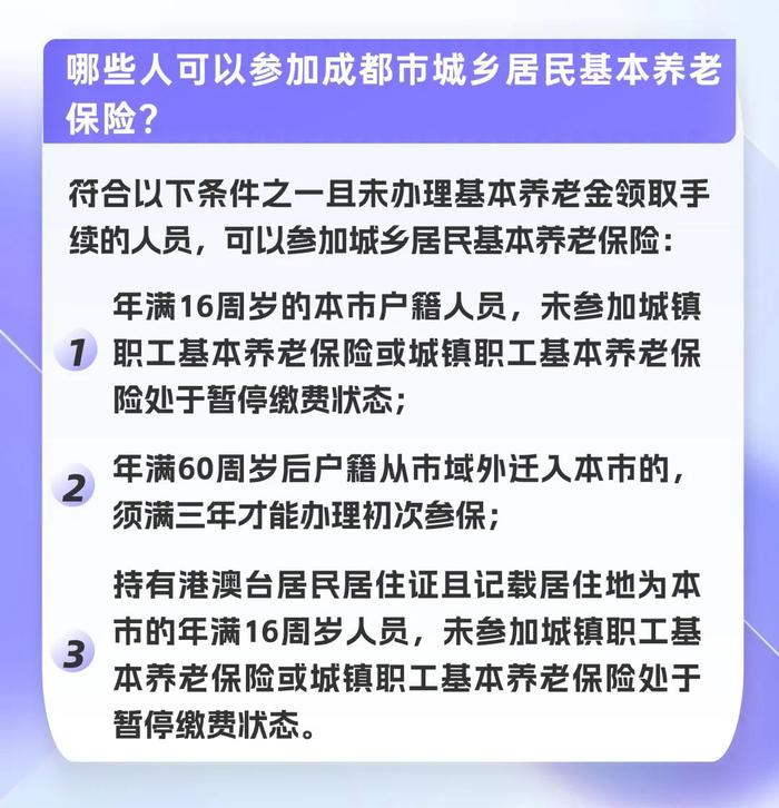 最新公布！2024年度成都市城乡居民基本养老保险缴费金额来了