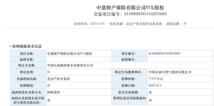 意大利保险巨头出手，接手中意财险