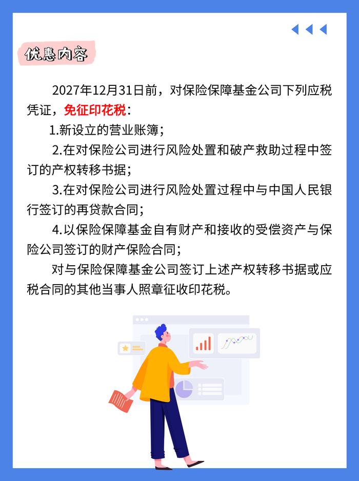 一文读懂！印花税税收优惠政策要点