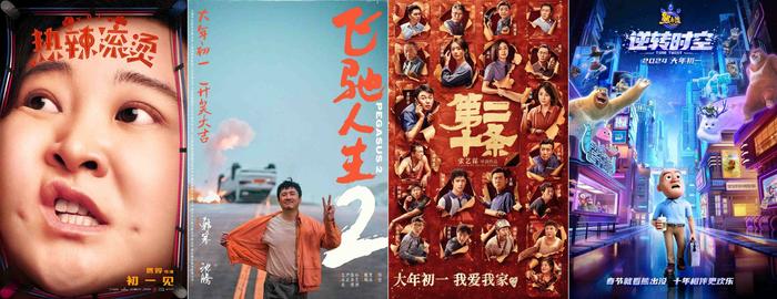 部分春节档电影海报