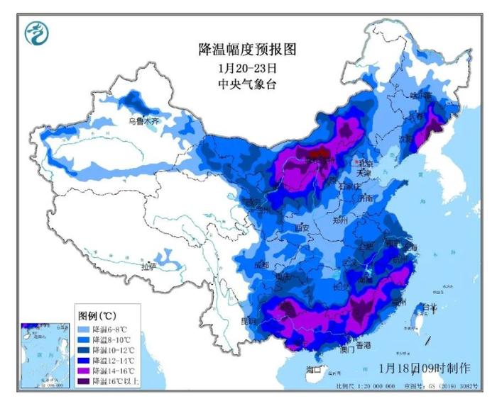 合肥今天下雪时间公布！或是中雪