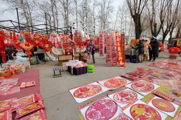 赶大集，办年货，韩村河大集年味正浓