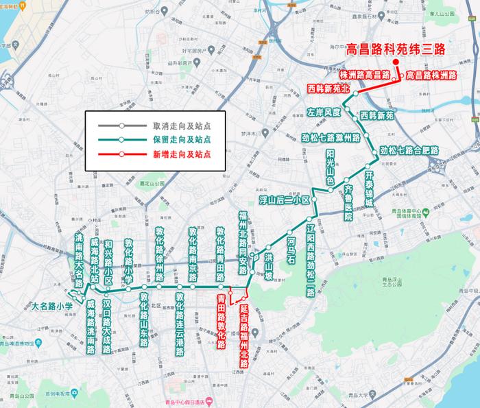 青岛人注意啦，这几条公交线路有调整！