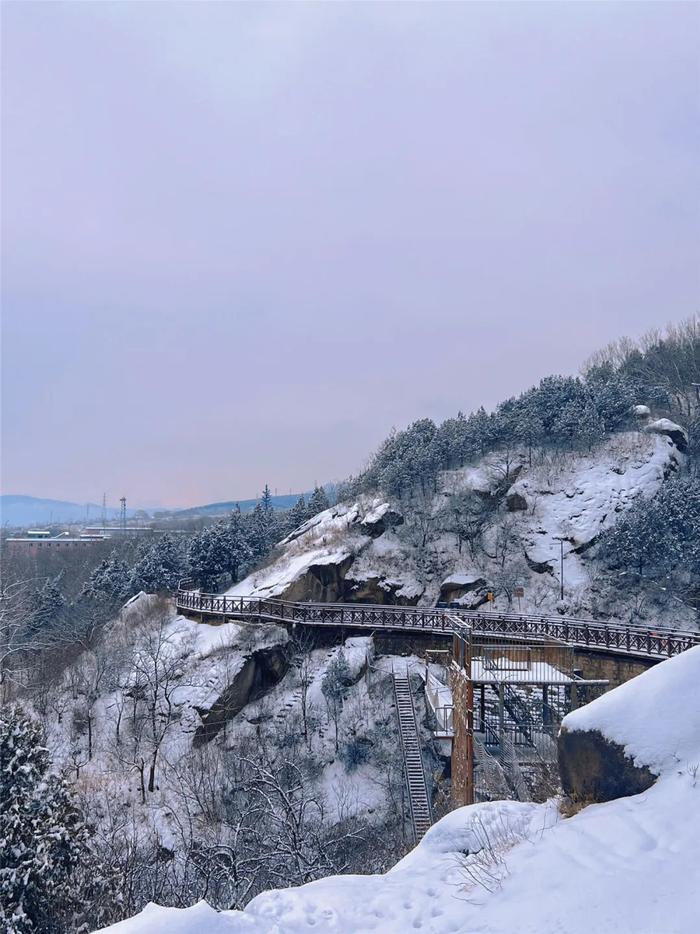 一场雪后，凤凰岭就成了仙境