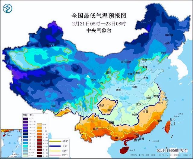 中央气象台三预警齐发 多省份今起有暴雪、冻雨和寒潮