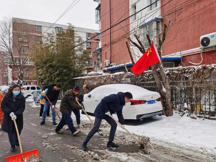 以动制“冻”，丰台区和义街道积极做好降雪降温天气应对