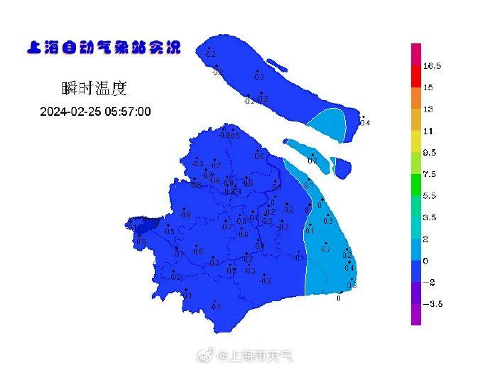 “上海终于下雪了，没白冷！”今晨徐家汇跌破冰点，多地飘雪！下周起气温回升