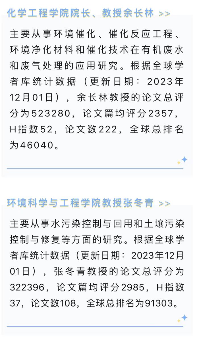 优秀！广油2名教授入选2023全球学者终身学术影响力榜