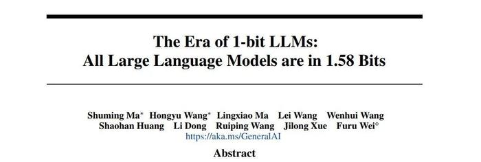 微软 x 国科大从底层掀翻大语言模型！1-bit LLMs 能推动 AI 硬件革命吗？