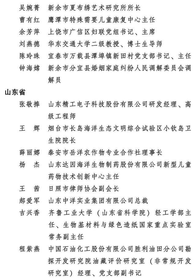 2023年度全国三八红旗手标兵、全国三八红旗手、全国三八红旗集体全名单来了！