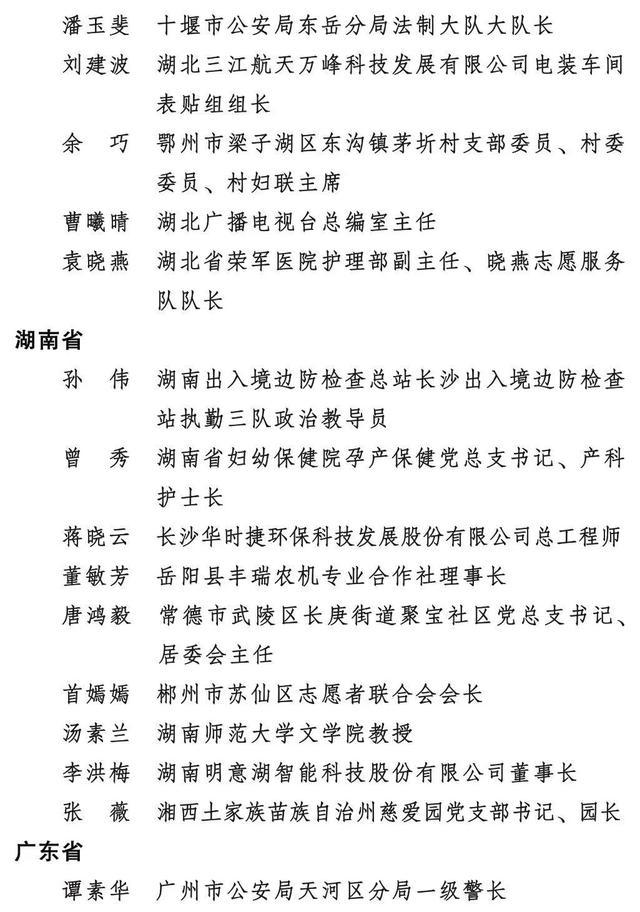 2023年度全国三八红旗手标兵、全国三八红旗手、全国三八红旗集体全名单来了！