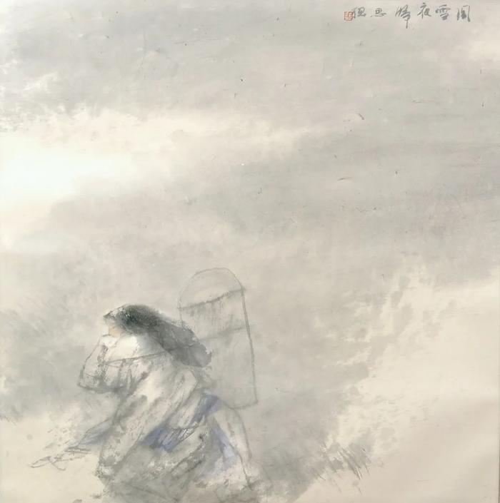 “有窗户的画室”，清华展潘玉良、周思聪画作