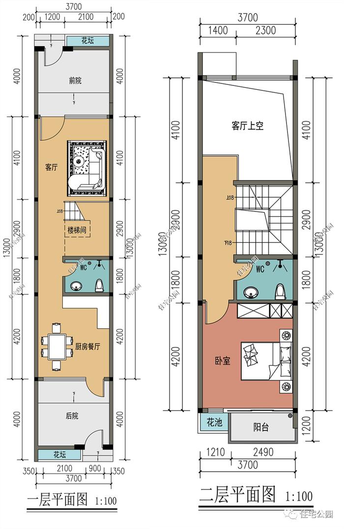 10套4~7米左右的小面宽农村户型，哪套更适合你家？