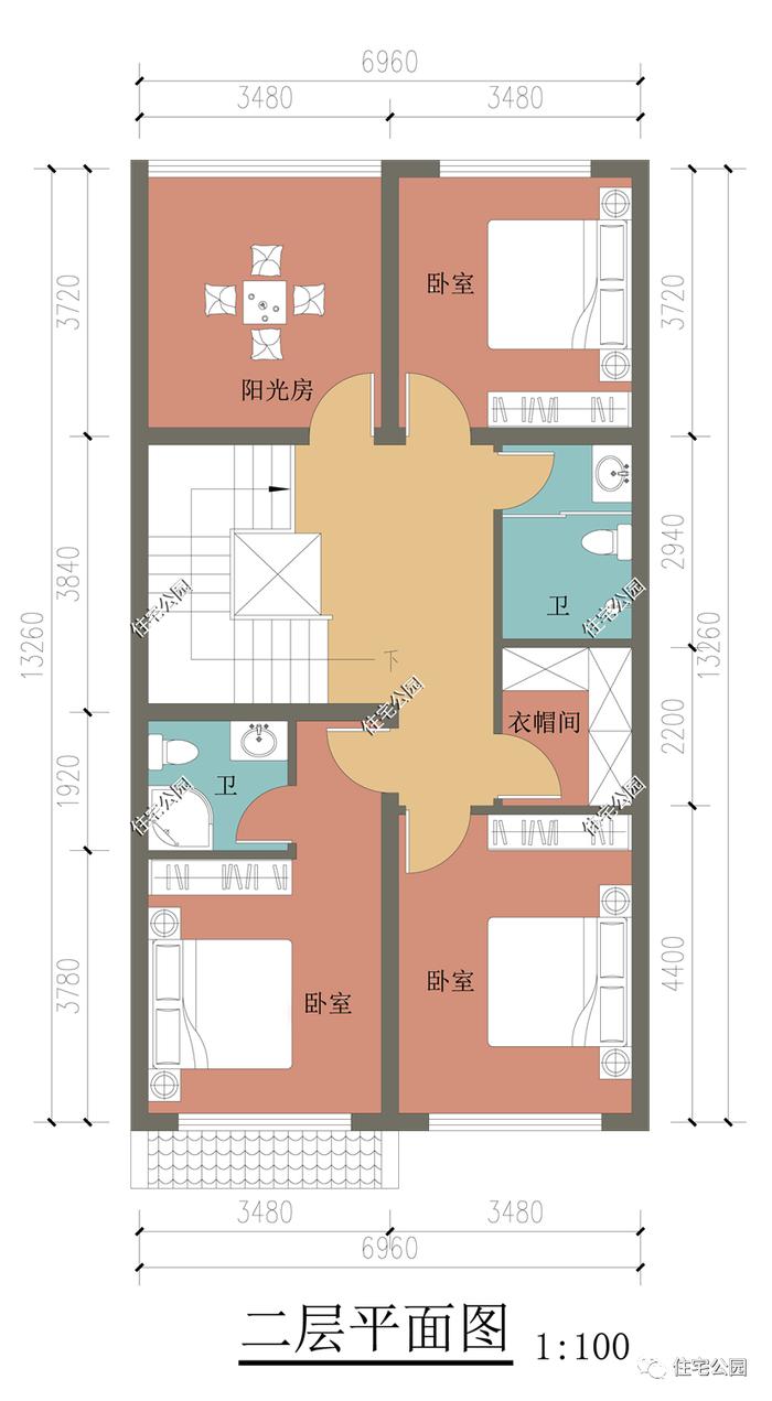 10套4~7米左右的小面宽农村户型，哪套更适合你家？